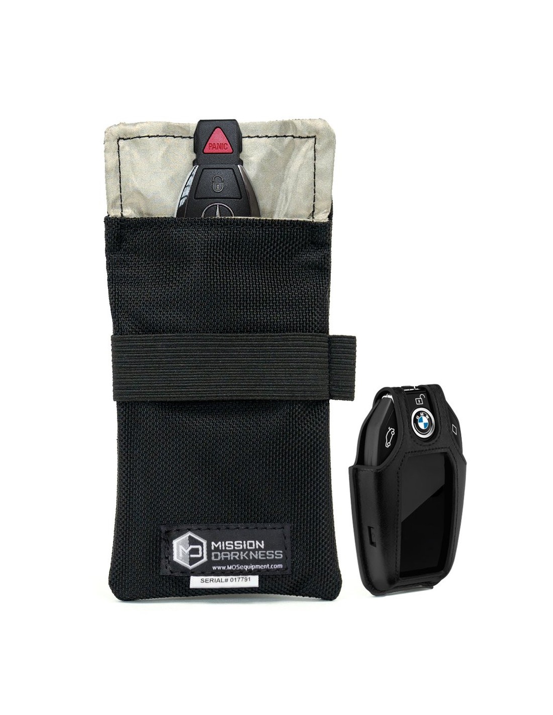 Faraday Pochette de protection pour porte-clés, sac de blocage de signal  RFID, pochette de blocage de signal de clé de voiture étui de protection
