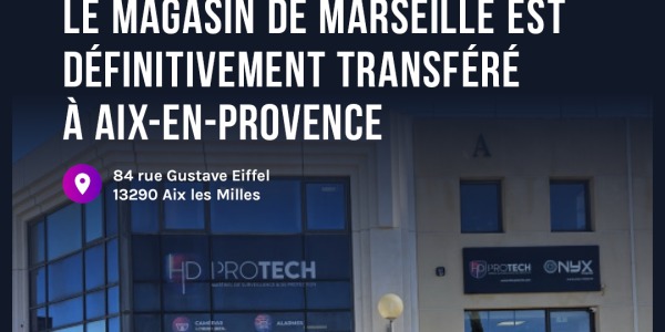 Déménagement du magasin de Marseille sur Aix en Provence